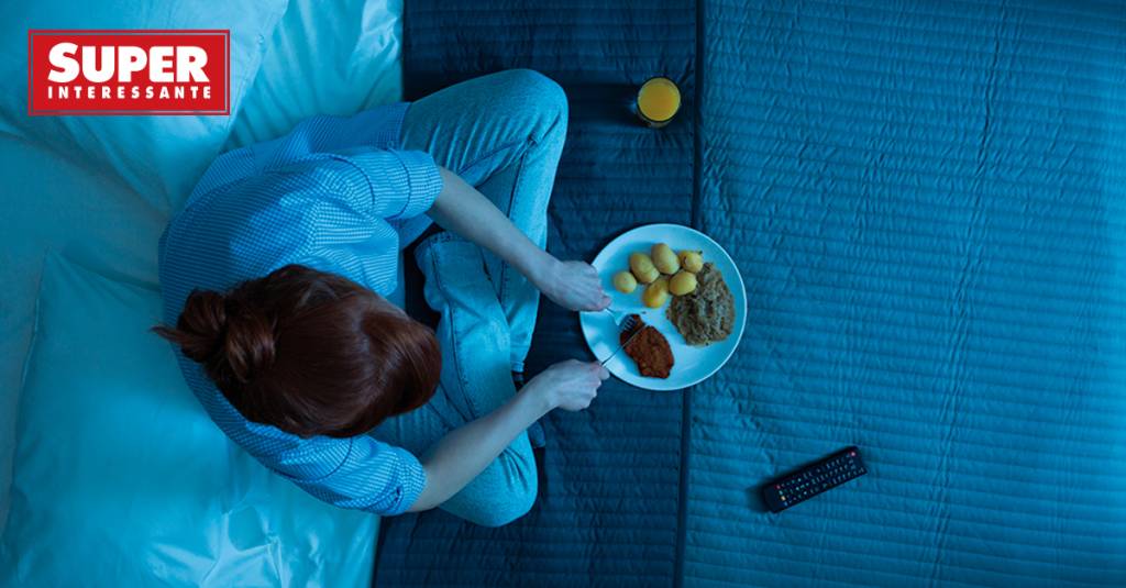 Sim, comer à noite engorda mais