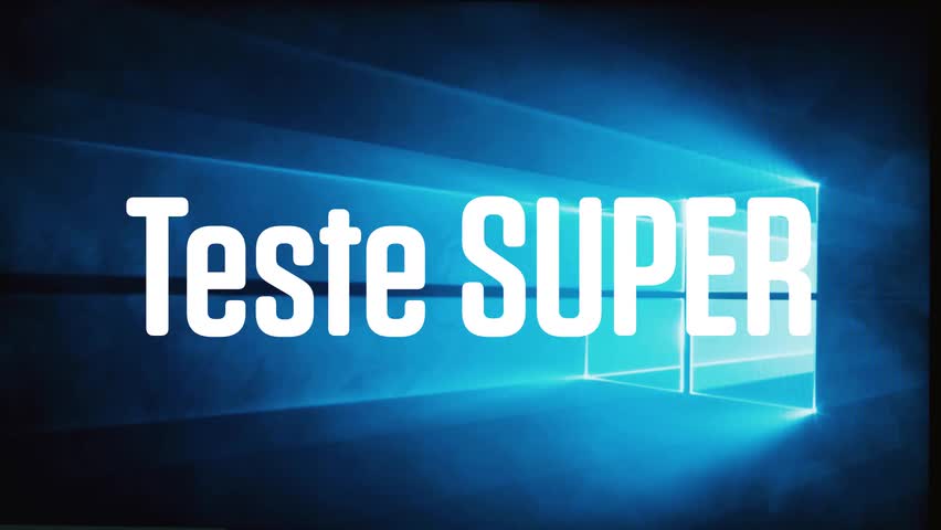 Teste SUPER #7: Notebook com Windows 10