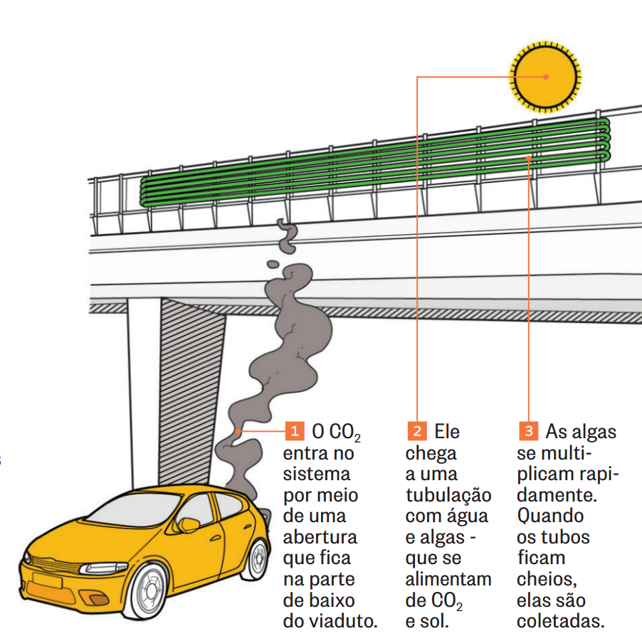 Viaduto come poluição