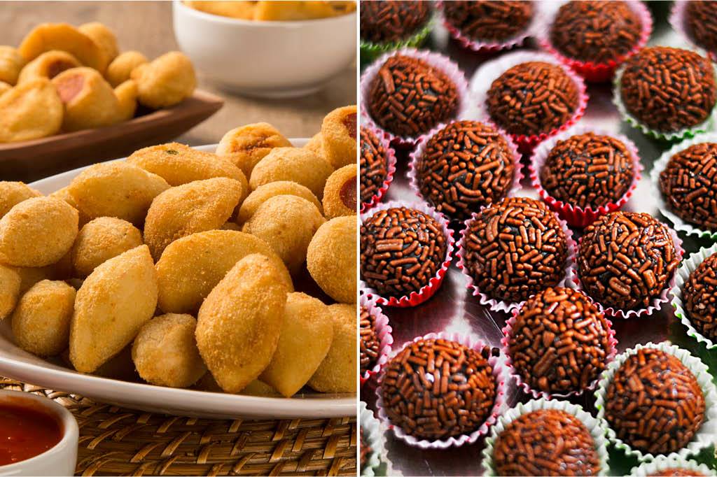<strong>DOMINGO:</strong> 1080 cal (6 salgadinhos de festa) + 300 cal (6 brigadeirinhos de festa) = 1380 cal <strong>DOMINGO:</strong> 1080 cal (6 salgadinhos de festa) + 300 cal (6 brigadeirinhos de festa) = 1380 cal