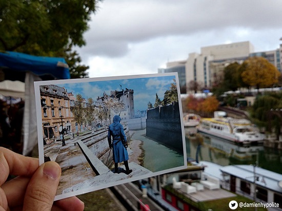 Os canais formados pelo Rio Sena também serviram de inspiração para Assassins Creed.