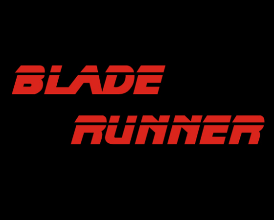 Para os apaixonados por fic&ccedil;&atilde;o cient&iacute;fica: esta fonte imita a usada no filme &acute;Blade Runner&acute; (1982), dirigido por Ridley Scott.