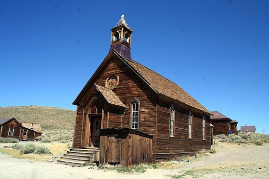 Parque Estadual de Bodie State, California, EUA. Cidade-fantasma da época da corrida do ouro.