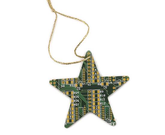 Enfeite Estrela de Circuitos - &pound; 3,00 (Nigels Eco Store)