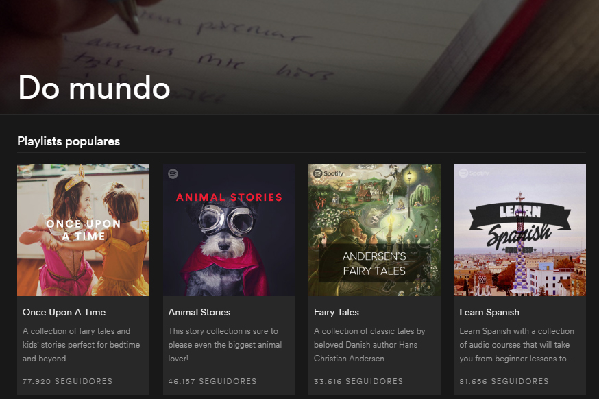 Explore o vasto (e quase escondido) acervo de audiolivros do Spotify