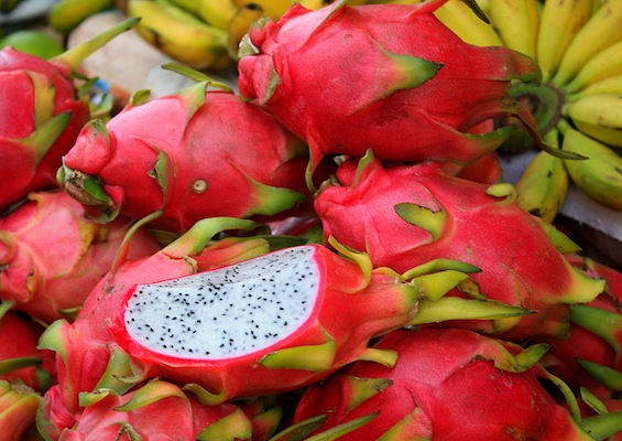 Na verdade, a pitaia é um tipo de cacto. Conhecida em algumas línguas como fruta-dragão, é nativa do México e da América do Sul e também muito cultivada na Ásia.