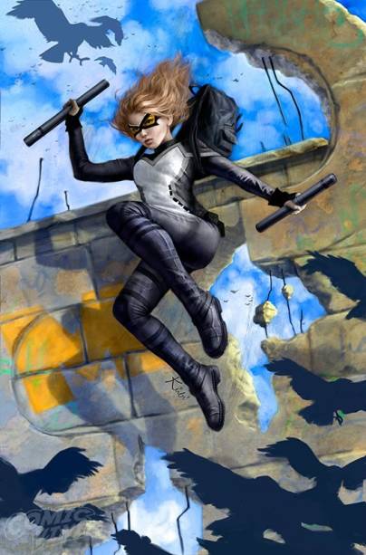 A Harpia, &eacute; uma atleta, espi&atilde;, com intelig&ecirc;ncia excepcional. Ganhou nova s&eacute;rie solo, e quem ilustra &eacute;&nbsp;Kirbi Fagan
