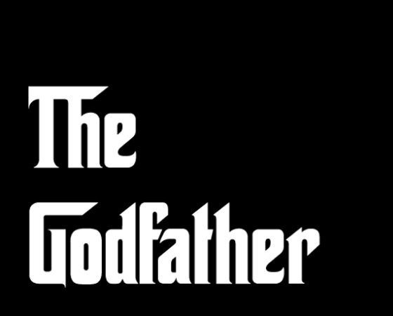 O site Urban Fonts tem uma das fontes mais bacanas inspiradas no mundo do cinema: ela imita as letras do famoso logo da trilogia &acute;O Poderoso Chef&atilde;o&acute;.