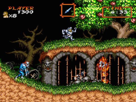 4 - Super Ghouls n Ghosts (Super NES)