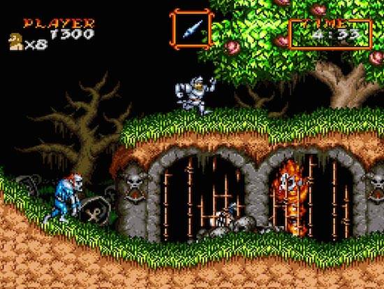 4 - Super Ghouls n Ghosts (Super NES)