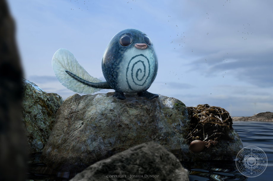 O <strong>Poliwag</strong> parece melhor em flutuar do que em nadar.