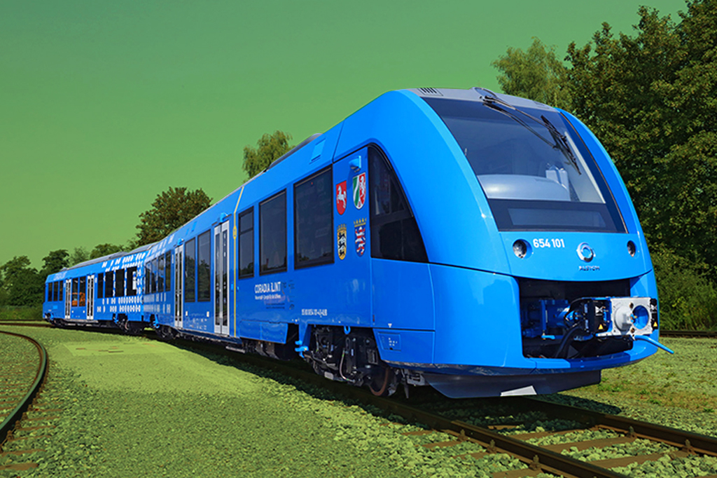 Trem movido a hidrogênio está pronto para rodar