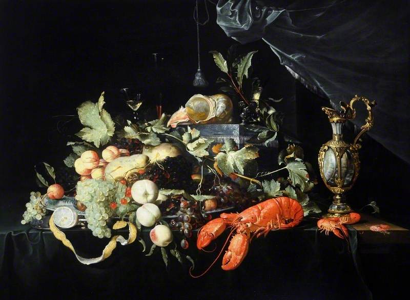 “Fruta e lagosta”, Jacob Marrel