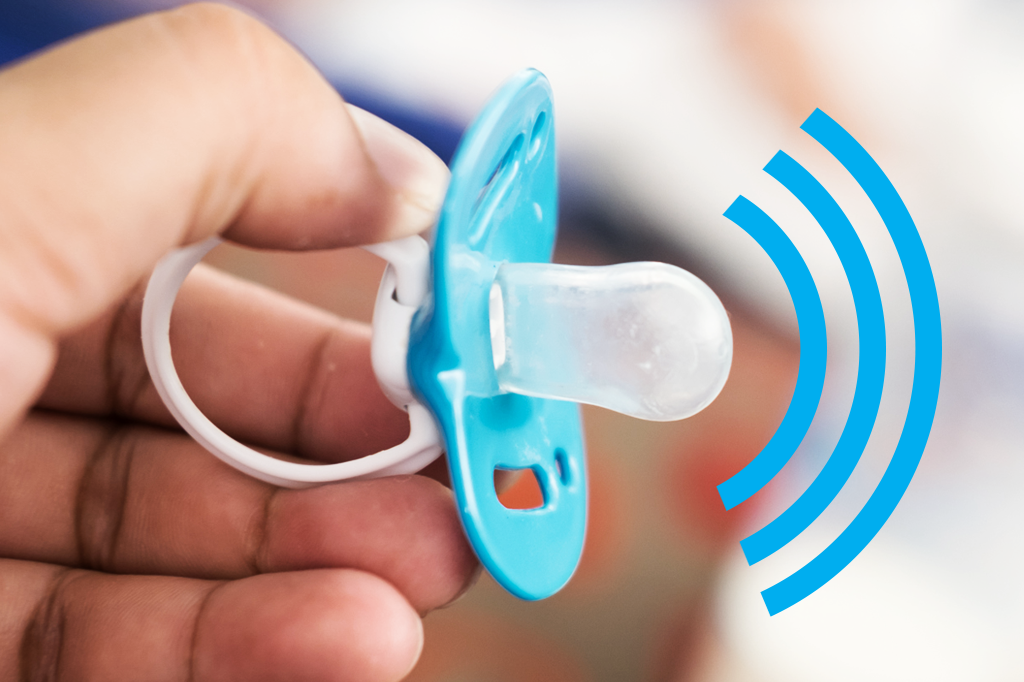 Chupeta identifica febre, hipotermia e problemas de hidratação