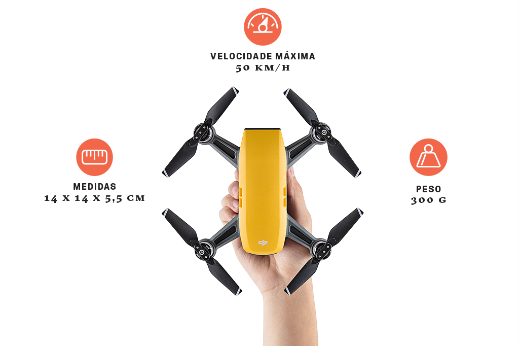 Este drone decola e pousa na sua mão