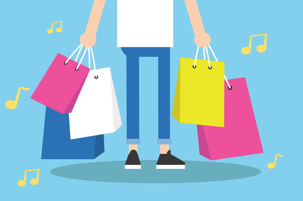 Você gastou mais por causa daquela música alegre tocando na loja
