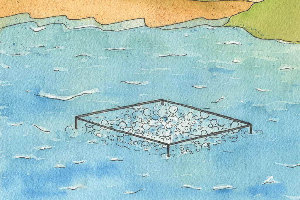 Pesquisadores ingleses esquentaram  um pedacinho do oceano – de propósito