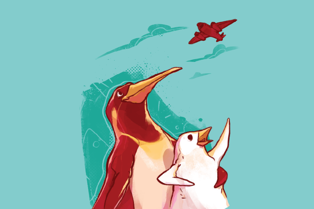 Existem linhas aéreas sobrevoando a Antártida?