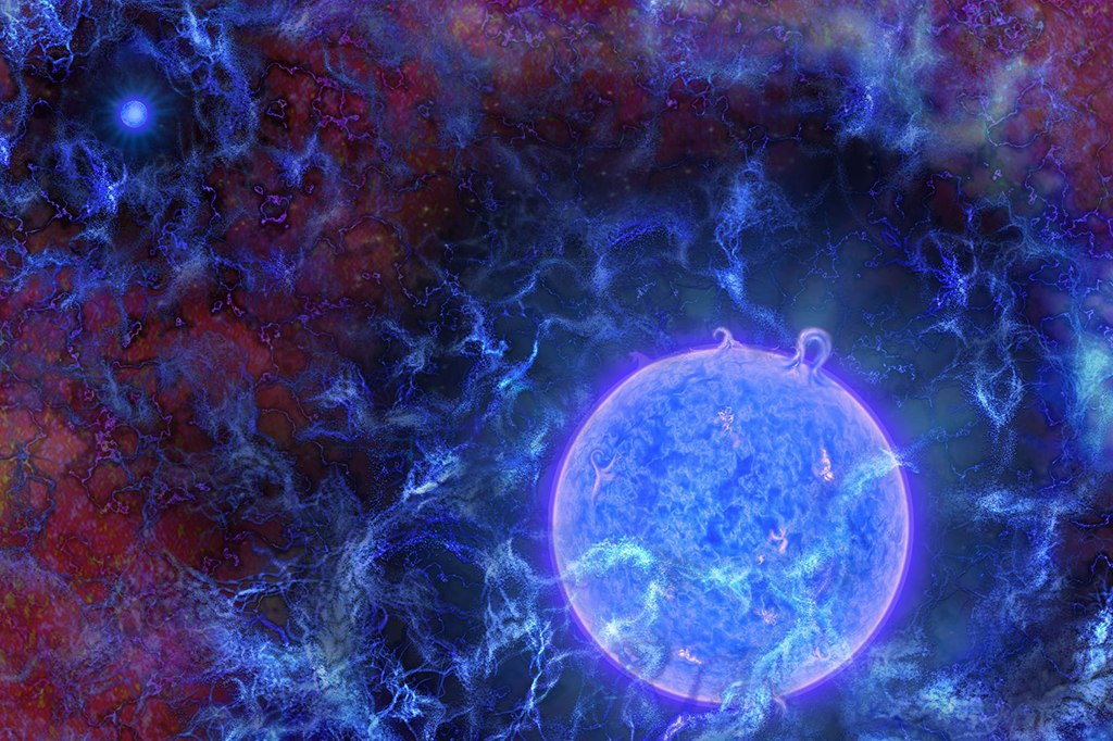 Astrônomos detectam sinal de uma das primeiras estrelas do universo