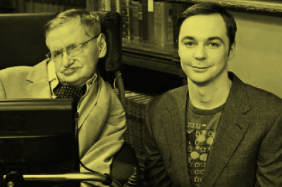 The Big Bang Theory: Hawking contracenou sete vezes com Sheldon. The Big Bang Theory: Hawking contracenou sete vezes com Sheldon.