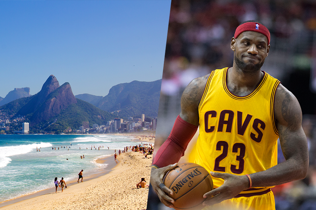 4 graus de separação: do Leblon ao Lebron