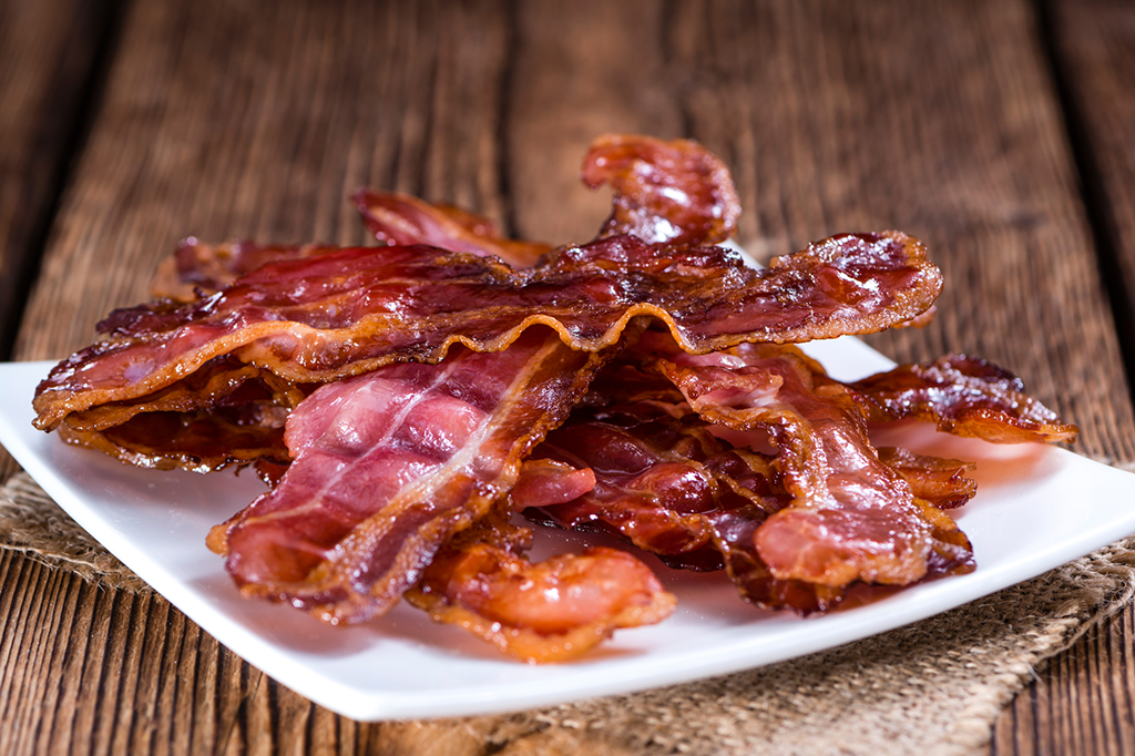 Quanto de bacon pode render um único porco?