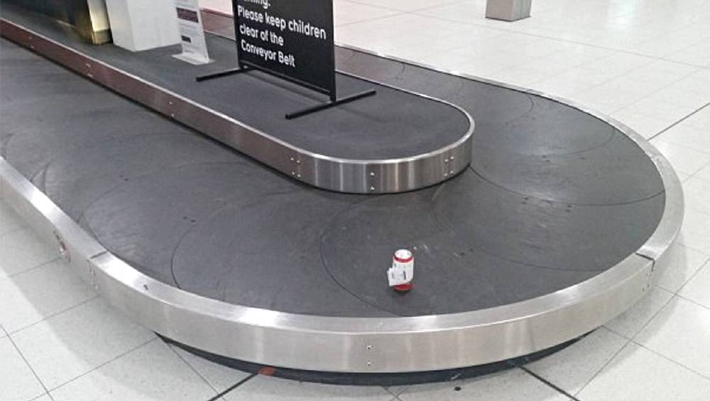Turista despacha somente uma lata de cerveja em voo