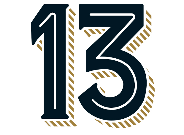 13