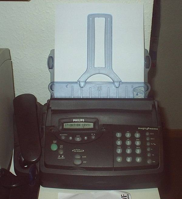 Como funciona o fax?