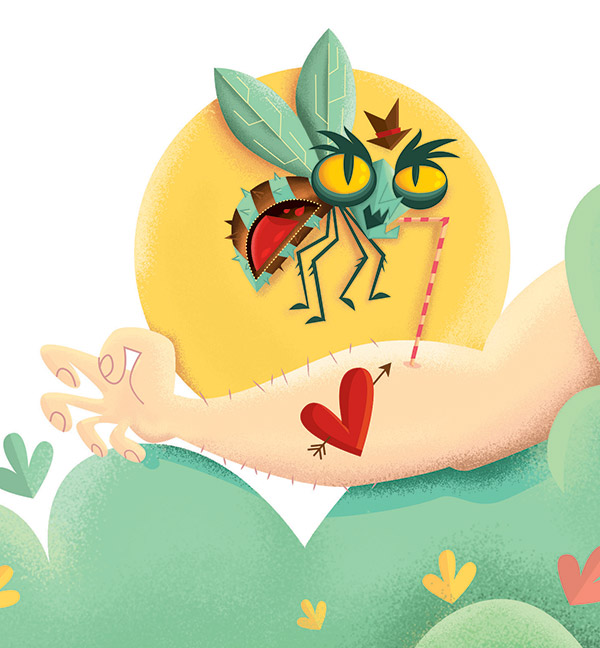 Por que a aids não é transmitida pela picada de insetos?