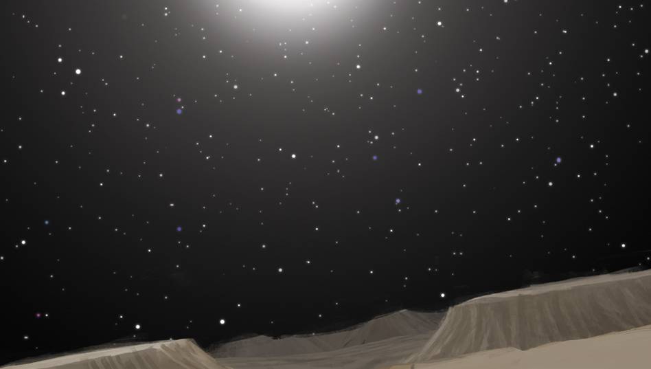 Como é o céu em outros planetas?