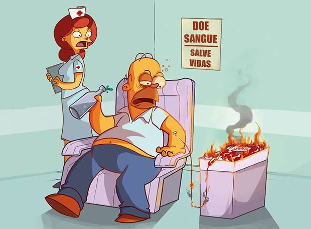 Sangue de bêbado pega fogo?