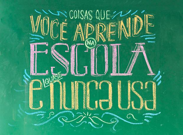 Coisas de física que você aprende na escola e quase nunca usa