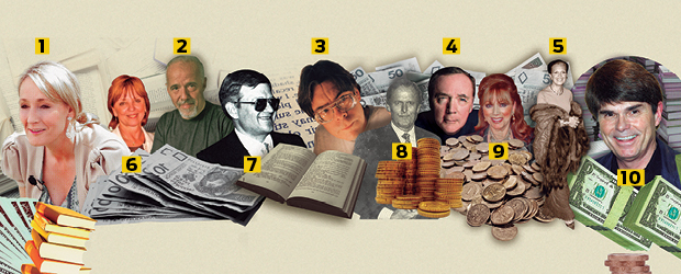 Quais são os escritores mais ricos do mundo?