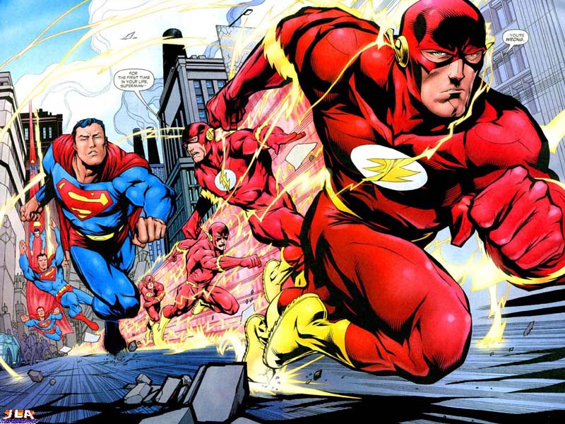 Qual super-herói é mais rápido: Flash ou Superman?