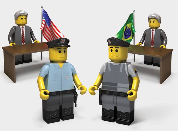Quais são as diferenças entre a polícia do Brasil e a dos EUA?