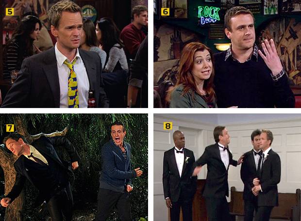Quantos tapas foram dados em How I Met Your Mother?