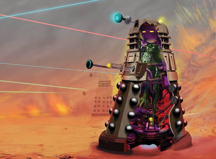 Como é a anatomia de um Dalek, de Doctor Who?