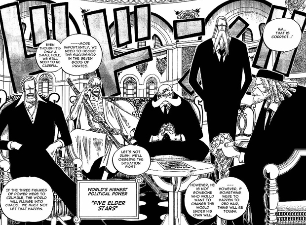 Como é composto o Governo Mundial, de “One Piece”?