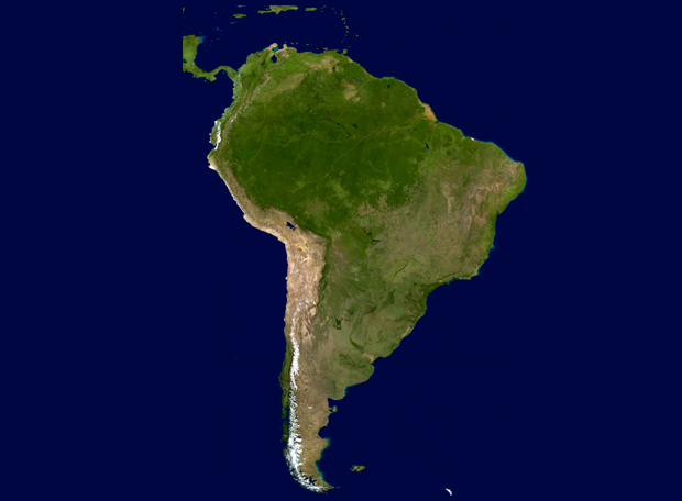 Qual é a origem dos nomes dos países da América do Sul?