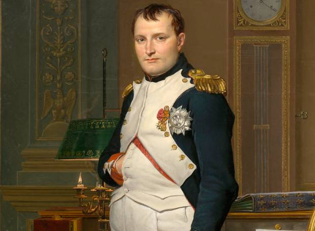 Por que Napoleão andava com a mão dentro do casaco?