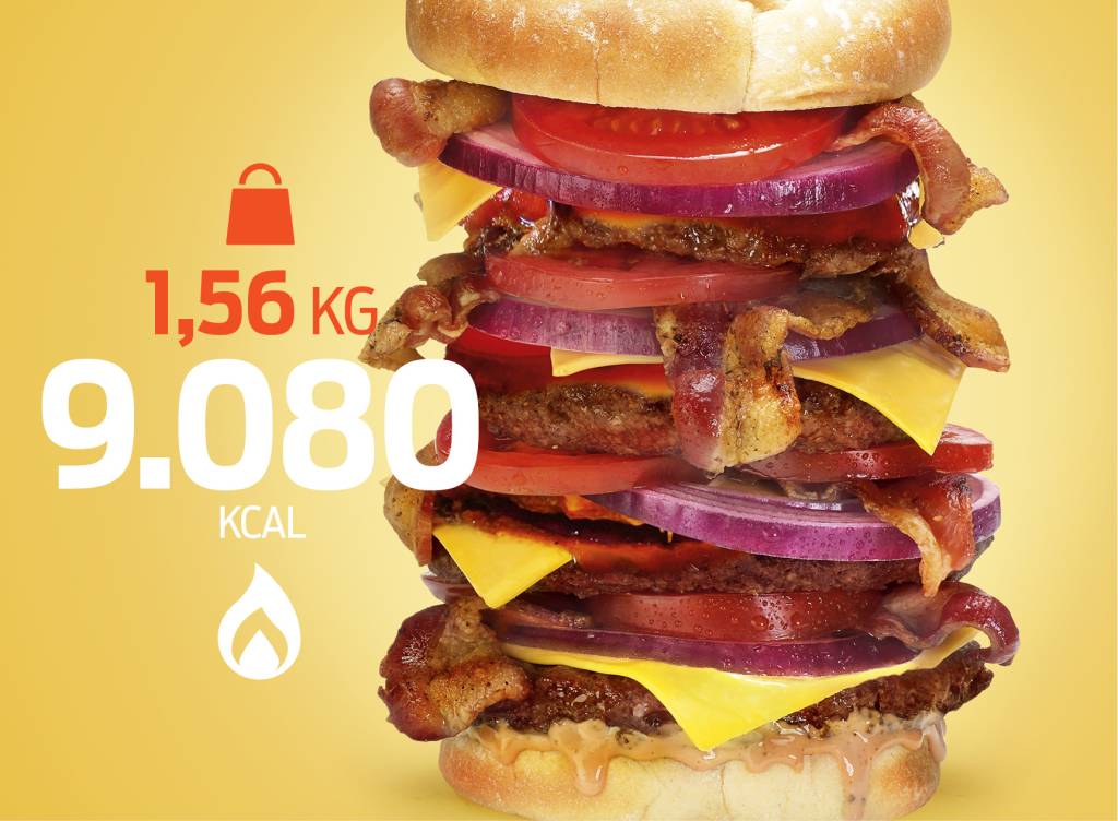 Qual é o fast-food mais gorduroso do mundo?