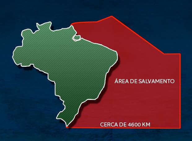 Até onde vai o território do Brasil fora do continente?