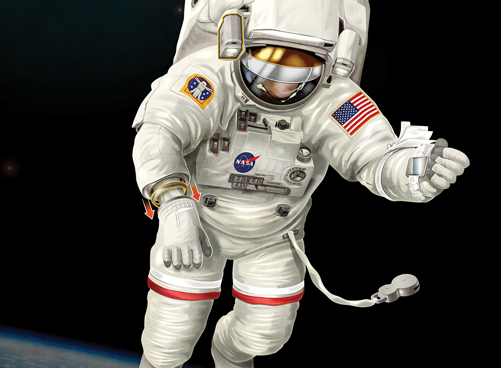 Como é um traje espacial?