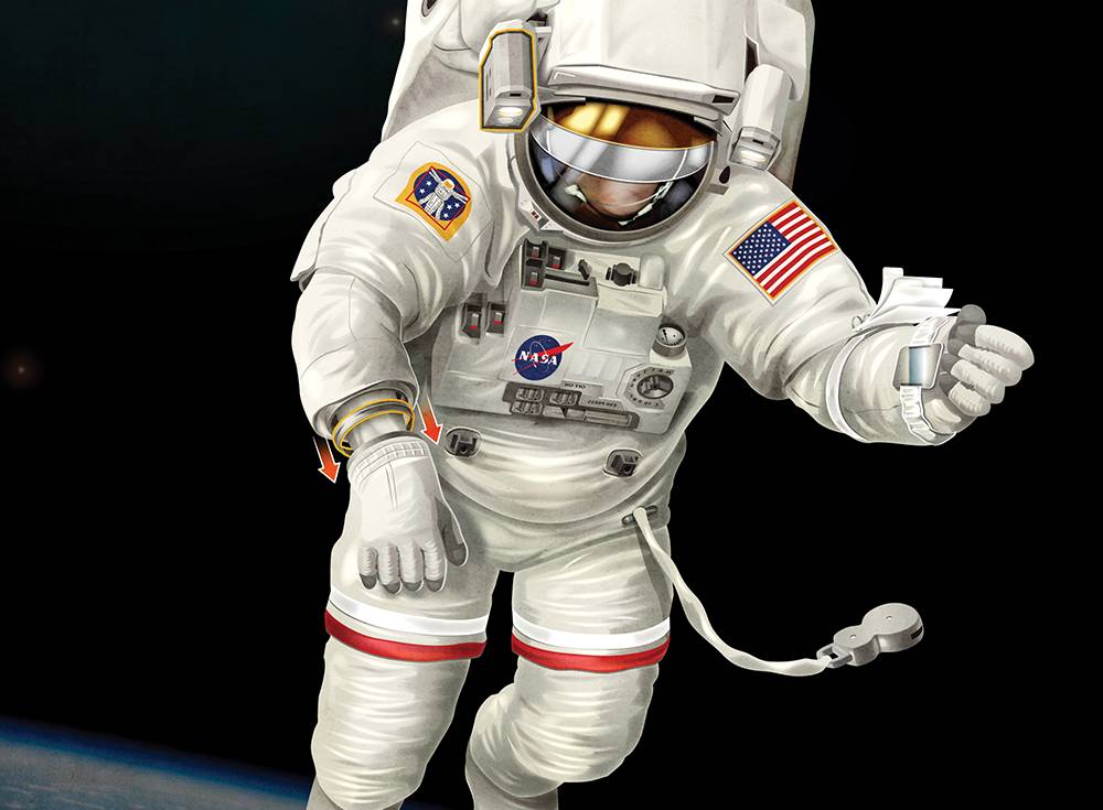 Como é um traje espacial?