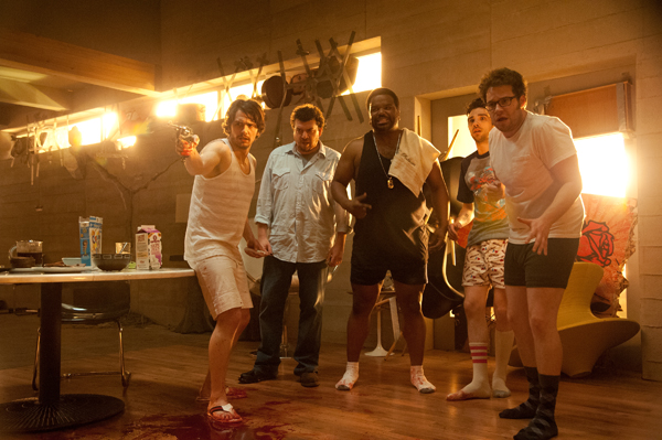 Seth Rogen;Jay Baruchel;James Franco;Craig Robinson;Danny McBride