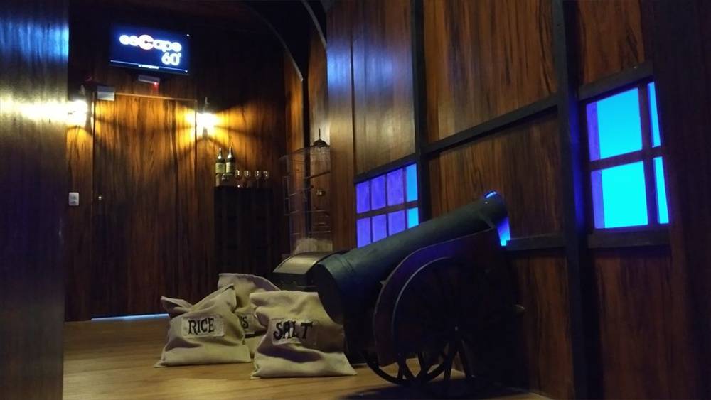 Canhões e tesouros: testamos a escape room de piratas do Escape60