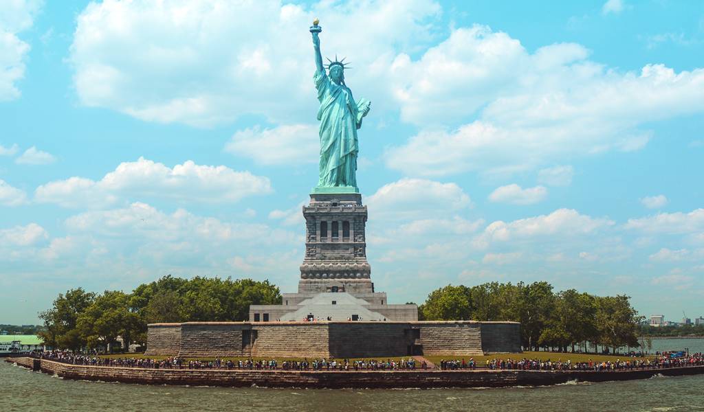 Como foi construída a Estátua da Liberdade?
