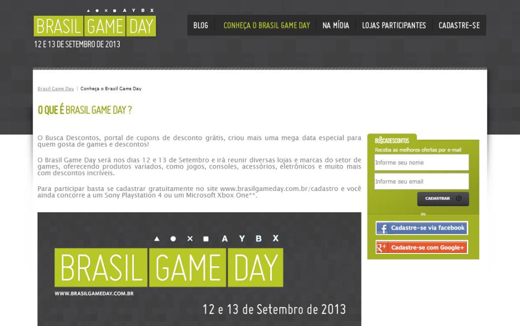 Brazil Game Day: maratona de descontos em games ocorre nos dias 12 e 13 de setembro