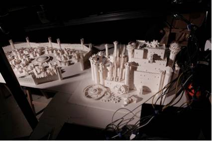 Essa abertura de Game of Thrones em papel…